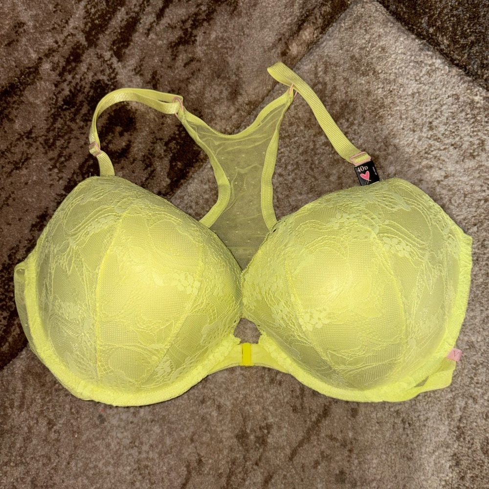 Victoria's Secret Sunny Yellow Lace Bra
